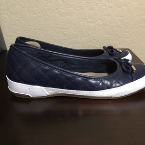Anne Klein Sport Tapio Blue Slip-On Flats